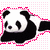 Dieren Panda Icon plaatjes 