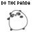 Dieren Panda Icon plaatjes 
