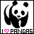 Dieren Panda Icon plaatjes 