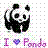 Dieren Panda Icon plaatjes 