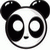 Dieren Panda Icon plaatjes 