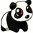 Dieren Panda Icon plaatjes 