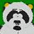 Dieren Panda Icon plaatjes 