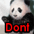 Dieren Panda Icon plaatjes 
