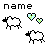 Dieren Schapen Icon plaatjes 