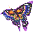 Dieren Vlinders Icon plaatjes 