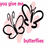 Dieren Vlinders Icon plaatjes 