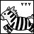 Dieren Zebra Icon plaatjes 