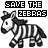 Dieren Zebra Icon plaatjes 