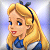 Disney Alice in wonderland Icon plaatjes 