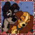 Disney Lady en de vagebond Icon plaatjes 