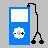 Icons Icon plaatjes Ipod Mp3 Ipod Blauw
