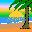 Icons Icon plaatjes Palm boom 