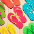 Icons Icon plaatjes Teenslippers 