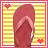 Icons Icon plaatjes Teenslippers 