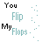 Icons Icon plaatjes Teenslippers 