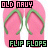 Icons Icon plaatjes Teenslippers 