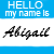 Icon plaatjes Naam icons Abigail 