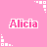 Icon plaatjes Naam icons Alicia 