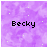 Icon plaatjes Naam icons Becky 