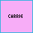 Icon plaatjes Naam icons Carrie 