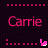 Icon plaatjes Naam icons Carrie 