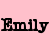 Icon plaatjes Naam icons Emily 