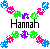 Icon plaatjes Naam icons Hannah 