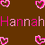 Icon plaatjes Naam icons Hannah 