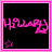Icon plaatjes Naam icons Hillary Roze Knipperende Hillary Icon