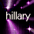Icon plaatjes Naam icons Hillary Hillary Icon Met Paarse Glitters