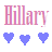 Icon plaatjes Naam icons Hillary Hillary Icon Met Paarse Hartjes