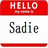 Icon plaatjes Naam icons Sadie 