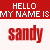 Icon plaatjes Naam icons Sandy 