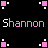 Icon plaatjes Naam icons Shannon Naamplaate Shannon