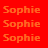 Icon plaatjes Naam icons Sophie 