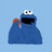 Sesamstraat Icon plaatjes Cookie monster 