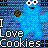 Sesamstraat Icon plaatjes Cookie monster 