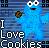 Sesamstraat Icon plaatjes Cookie monster 