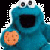 Sesamstraat Icon plaatjes Cookie monster 