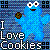 Sesamstraat Icon plaatjes Cookie monster 