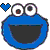 Sesamstraat Icon plaatjes Cookie monster 