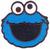 Sesamstraat Icon plaatjes Cookie monster 
