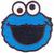 Sesamstraat Icon plaatjes Cookie monster 