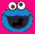 Sesamstraat Icon plaatjes Cookie monster 
