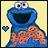 Sesamstraat Icon plaatjes Cookie monster 