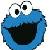 Sesamstraat Icon plaatjes Cookie monster 