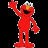 Sesamstraat Icon plaatjes Elmo 
