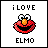 Sesamstraat Icon plaatjes Elmo 