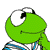 Sesamstraat Icon plaatjes Kermit de kikker 